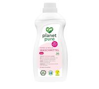 Planet Pure Fine & Wool Laundry Detergent Rose - Natural Washing - Environmentally Friendly - Up to 20 Washes - 98% of Ingredients Are Natural Origin - Easy Biodegradability - 1 Litre