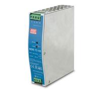 Planet 48V, 75W Din-Rail Power Supply (NDR-75-48, Adjustable 48-56V, PWR-75-48 ((NDR-75-48, Adjustable 48-56V DC Output))