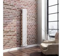 Planet Radiators Flat Panel Single 1600 X 228mm Cast Iron Style Radiator White