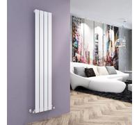 Planet Radiators Flat Panel Single 1600 X 300mm Cast Iron Style Radiator White