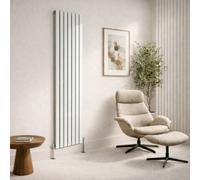 Planet Radiators Flat Panel Single 1600 X 604mm Cast Iron Style Radiator White
