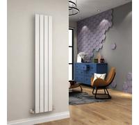 Planet Radiators Flat Panel Single 1800 X 300mm Cast Iron Style Radiator White