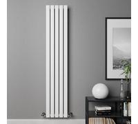 Planet Radiators Flat Panel Single 1800 X 376mm Cast Iron Style Radiator White