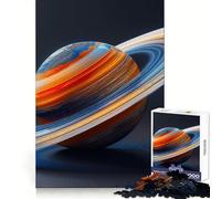 Planet Saturn Colorful 1000 Piece Jigsaw Puzzles for Adults Teenagers Recall Boost Calm Escape Smooth Cut Heartfelt Gift (38x52cm)