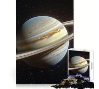 Planet Saturn Colorful Puzzle for Teenagers 1000 Pieces Mind Exercise Toy Gentle Relax Design Assembly Xmas Surprise (38x26cm)
