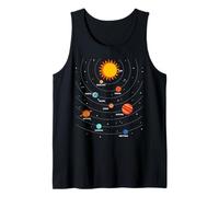 Planet Science Nerd Geek Physics Universe Sun Tank Top