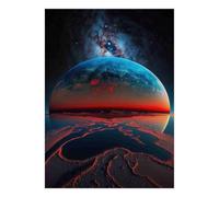Planet Space Landscape 1000 Piece Mini Jigsaw Puzzle For Adults Challenge