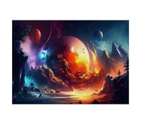 Planet Space Landscape Jigsaw Puzzle, 1000 Pcs For Adults