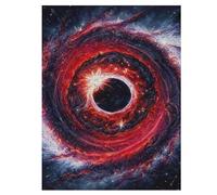 Planet Starry Sky 500 Piece Wooden Jigsaw Puzzles for Adults & Kids - Puzzle for Teens 55×41cm