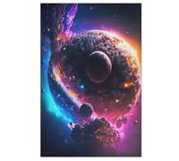 Planet Starry Sky Jigsaw Puzzle for Adults 1000 Piece for Kids Age 12 Years Up Woodiness Puzzles Educational Game 78×53cm