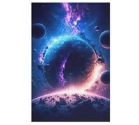 Planet Starry Sky Wooden Jigsaw Puzzle for Adults 1000 Piece Puzzles for Kids Challenging Game 78×53cm