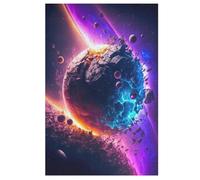 Planet Starry Sky Wooden Jigsaw Puzzles 1000 Piece Puzzle For Adults. Challenging To Complete But Fun And Humorous Jigsaws 78×53cm