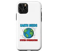 Planet System Warning Environmental Awareness Illustration Case for iPhone 11 Pro