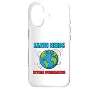 Planet System Warning Environmental Awareness Illustration Case for iPhone 17