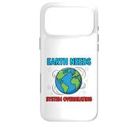 Planet System Warning Environmental Awareness Illustration Case for iPhone 17 Pro Max