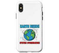 Planet System Warning Environmental Awareness Illustration Case for iPhone X/XS