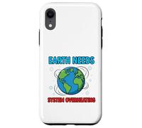 Planet System Warning Environmental Awareness Illustration Case for iPhone XR