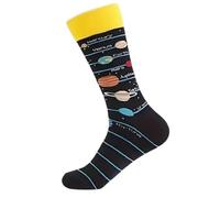 Planet Themed Socks, Size 4-7, One Pair of Space Socks, Space Gift