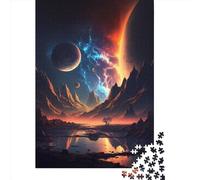 Planet_Twilight_Landscape 1000 Piece Jigsaw Puzzle for Adults-Puzzles Teenagers Wooden Puzzles- Relax Puzzles Games-Brain Teaser Puzzle 1000pcs (75x50cm)