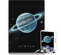 Planet Uranus And Ring Adult Jigsaw Puzzles1000 Pieces Fun Brain Training Learning Game Great Unique Surprise Present Size 50x75cm