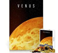 Planet Venus 1000 Piece Jigsaw Puzzles for Adults Jigsaw Memory Gain Stress Release Design Assembly Xmas Gift (50x75cm)
