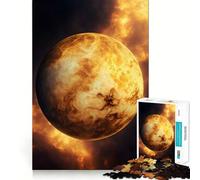 Planet Venus 1000 Piece Jigsaw Puzzles for Adults Mind Skill Toy Casual Relax Design Assembly Art Collection Piece (38x26cm)