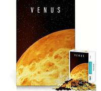 Planet Venus 1000 Pieces Jigsaw Puzzles for Adults Memory Boost Home Pastime Image Assembly Wall Art Decor (38x52cm)