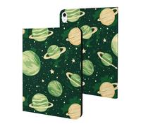 Planet Watercolor Cute Tablet Case Unisex Slim Hard Protective Cover Compatible with iPad 9th/ 8th/ 7th