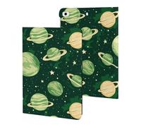 Planet Watercolor Cute Tablet Case Unisex Slim Hard Protective Cover Compatible with iPad 9th/ 8th/ 7th