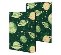 Planet Watercolor Cute Tablet Case Unisex Slim Hard Protective Cover Compatible with iPad 9th/ 8th/ 7th