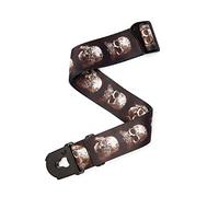 Planet Waves 50ALP01 D'Addario Accessories Locking Guitar Strap - Guitar Accessories - Electric, Acoustic, Acoustic Electric & Bass Guitar Strap - Alchemy - Muted Skulls