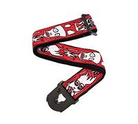 Planet Waves 50PLJS02 D'Addario Accessories Joe Satriani Guitar Strap - Guitar Accessories- Locking Strap - Up in Flames