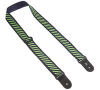 Planet Waves 50SJP00 2 inch Polypropylene Strap with Jaquard Stripe - Green