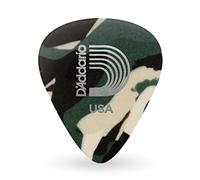 D'Addario Celluloid Guitar Picks Camouflage Extra Heavy, 10-Pack