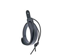 D'Addario Accessories Leather Mandolin Strap - Mandolin Accessories - Cradle Style - Black