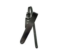D'Addario Accessories Leather Guitar Strap - Guitar Accessories - Electric Guitar Strap, Acoustic Guitar Strap, Acoustic Electric Guitar Strap & Bass Guitar Strap - Classic - Black
