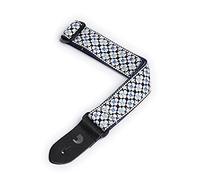 Planet Waves D'Addario Ukulele Strap - Nylon Strap for Ukuleles - Blue Flowers - 1.5" Wide