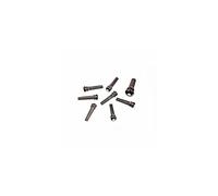 Planet Waves Ebony Bridge Pins with End Pin Set - Pearl Inlay