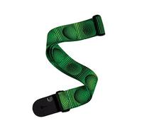 Planet Waves P20W1506 D'Addario Guitar Strap - Guitar Accessories - Electric Guitar Strap, Acoustic Guitar Strap, Acoustic Electric Guitar Strap & Bass Guitar Strap - Polyester, Optical Art Green Orbs