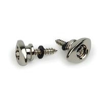 Planet Waves PWEEP202 Elliptical End Pins - Chrome, 1.0 in*0.07 in*0.0