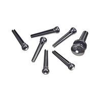 Planet Waves PWPS10 Plastic Bridge Pins Set Ebony