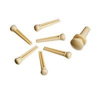 Planet Waves PWPS11 Injected Molded Bridge Pins with End Pin Set of 7 Ivory