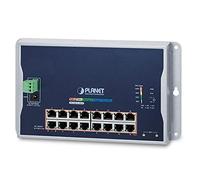 Planet WGS-4215-16P2S Managed L2 Fast Ethernet (10/100) Black Network Switch