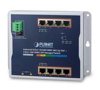 Planet WGS-4215-8P2S IP30. IPv6/IPv4. 8-Port 1000T