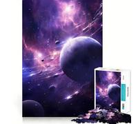 Planet Whith Asteroid 1000 Pieces Jigsaws Adults Puzzles Gifts Strong Logic Toy Soothing Play Clear Edge Heartfelt Gift (38x52cm)