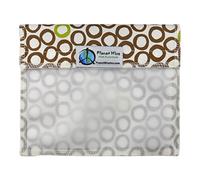 Planet Wise Window Sandwich Bag, Lime Cocoa Bean