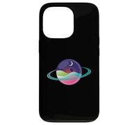 Planet With Rings Night Scene Case for iPhone 13 Pro