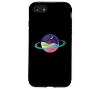 Planet With Rings Night Scene Case for iPhone SE (2020) / 7/8