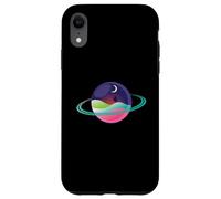 Planet With Rings Night Scene Case for iPhone XR