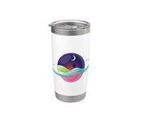 Planet with Rings Night Scene Stainless Steel Insulated Tumbler